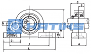 F-UCPM208D0/LP99 NSK