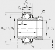 GE20-XL-KRR-B-FA125 INA