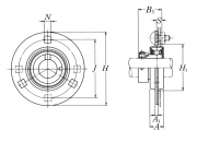 JELPF208-108W3 NSK