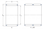 K50X55X13.5 SKF